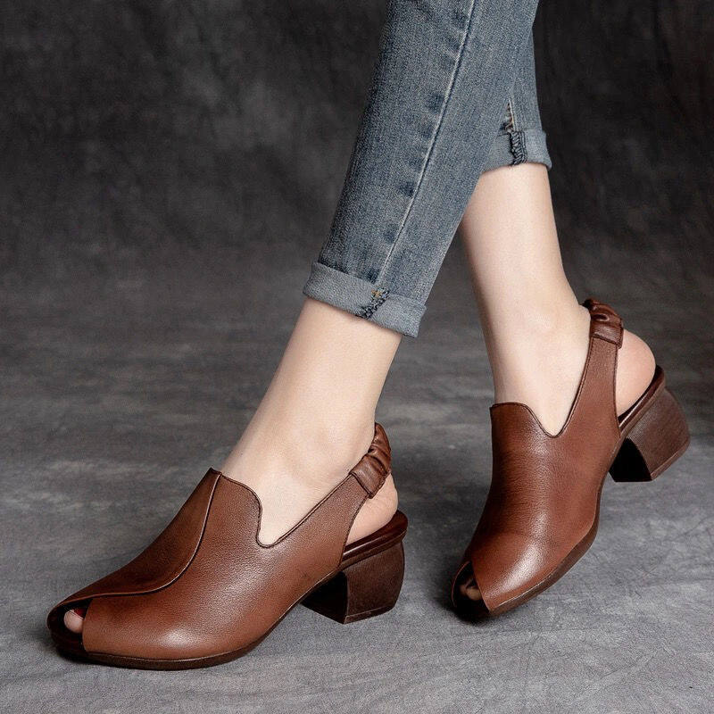 Women's shoes open toe high heels women's sandals Korea 2021 new Women On Sale Strap Shoes For Women Heels 062403